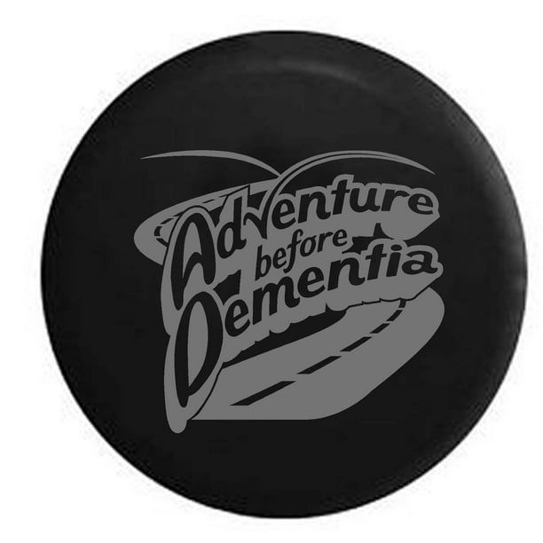 Stealth We Sleep Around Motorhome RV Camper Spare Tire Cover OEM Vinyl Black 30 in